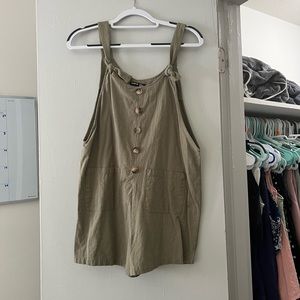 Comfy shirt overalls